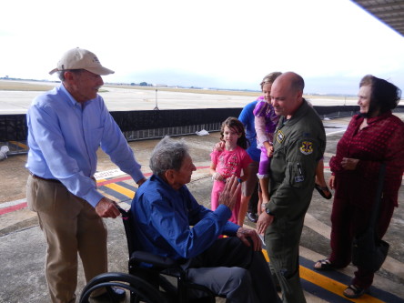 Uncle Tommy with the Wing Commander