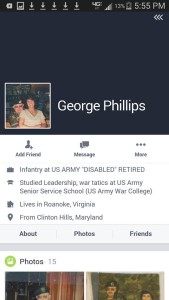 George Phillips FB profile