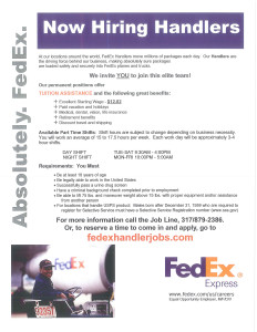 Indy Hub Handler Flyer