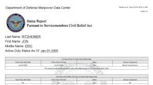 Ritzheimer Active Duty 2005