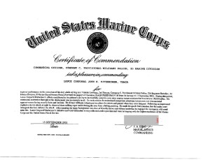 Ritzheimer Commendation