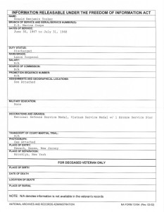 Donald Benjamin Tooker FOIA