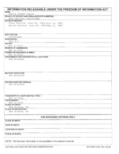 Ronnie Joseph Seaton FOIA2