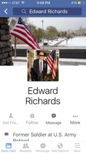 Edward Richards Facebook troll