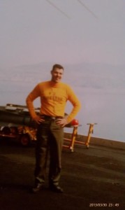 Mitiu on USS Kennedy