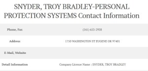 Troy Bradley Snyder Protection Systems