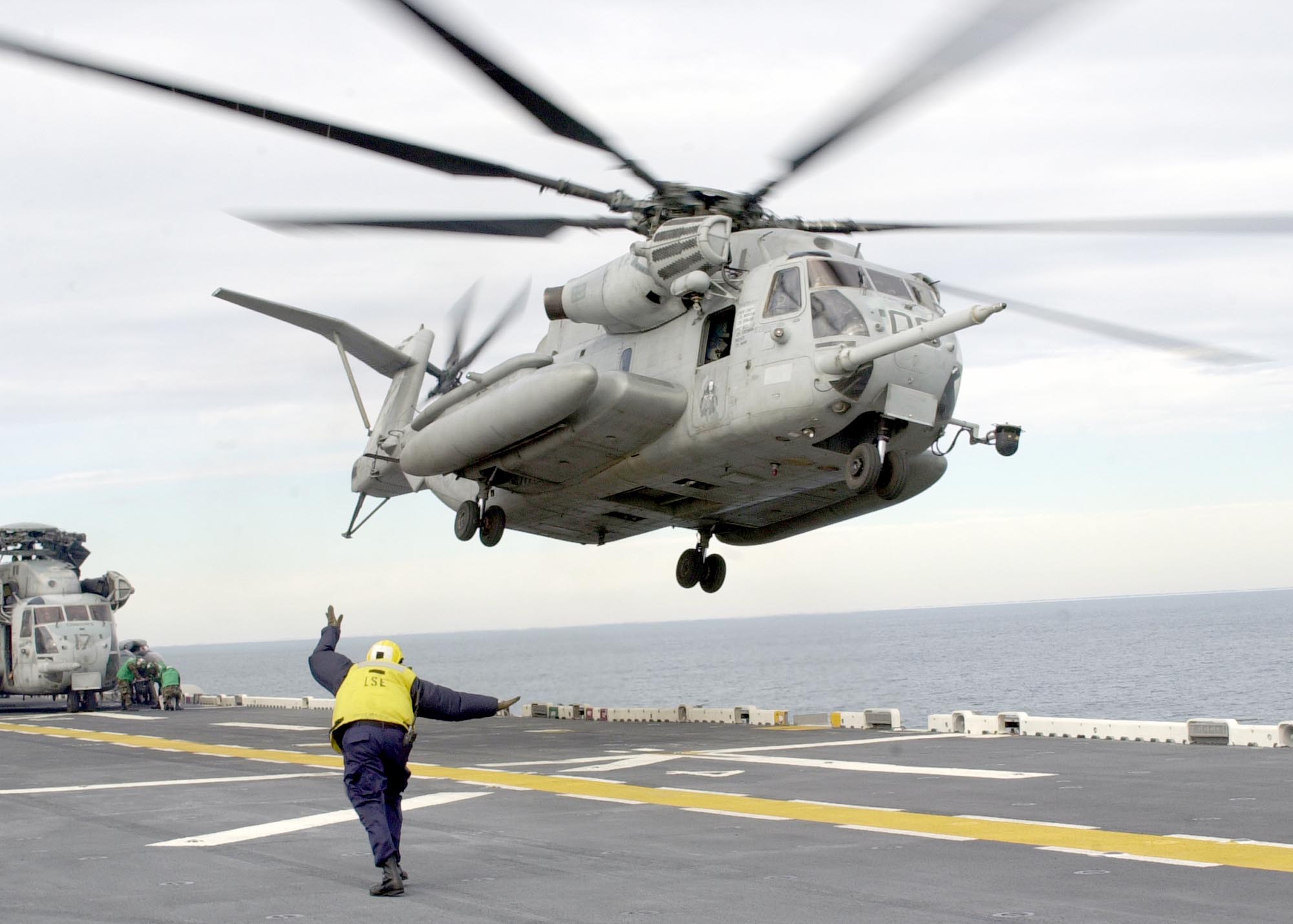 Two CH-53E collide; 12 Marines missing