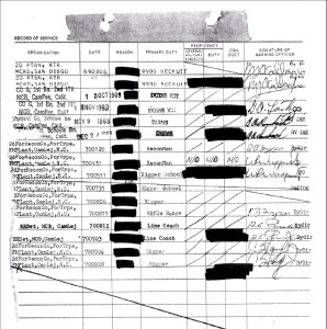 Bucklew USMC Assignments1