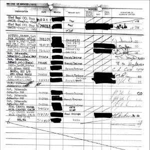 Bucklew USMC Assignments2