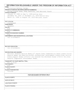 Victorious Felder FOIA