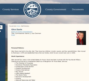 Bobbie Glen Davis County Commissioner