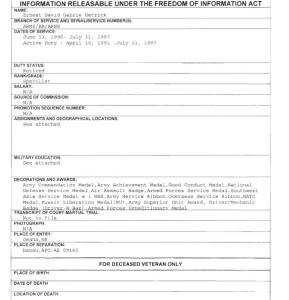 Ernest Hetrick FOIA