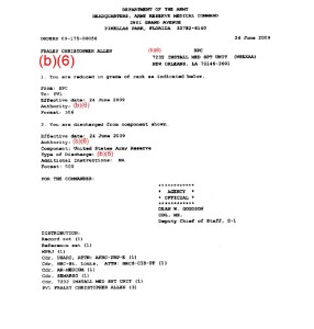 Fraley Reduction Discharge