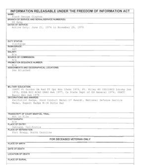 Frank Clayton FOIA