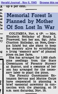 JOHN CHARLTON HOLLADAY newspaper