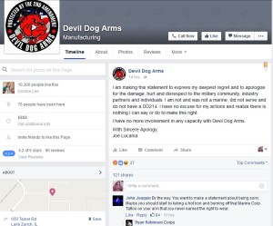 Joe Lucania Devil Dog Arms