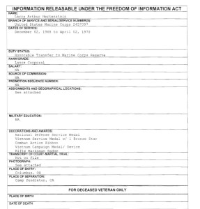 Larry Hertenstein FOIA