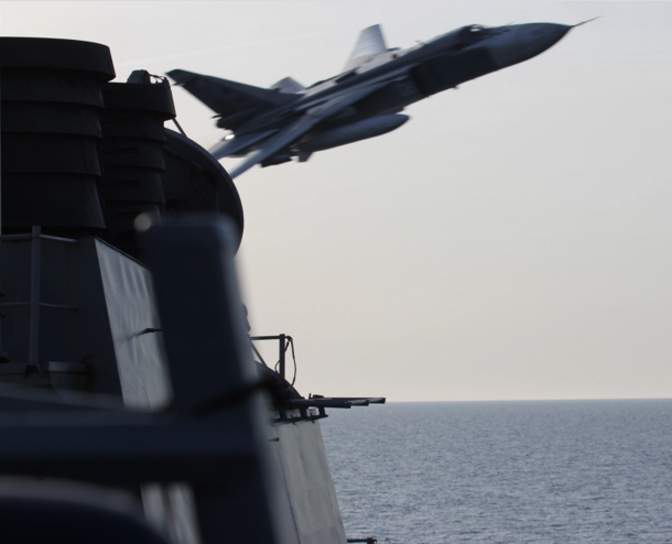 U.S. Apologizes for Naval Vessel Being in The Way of Russian Fighters