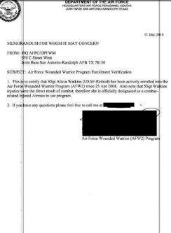 Watkins Wounded Warrior