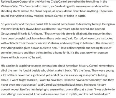 Craig Carroll article