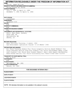 James Fritch AF FOIA