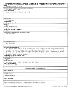James Fritch Army FOIA