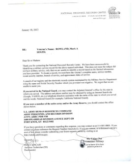 Mark Alan Rowland FOIA