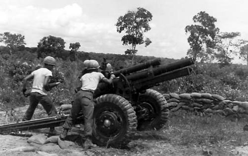 105mm artillery