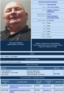John Medlock sex offender