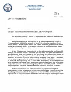 Keith Mitchell FOIA
