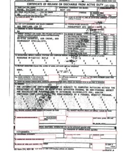 William Mayor Navy DD214