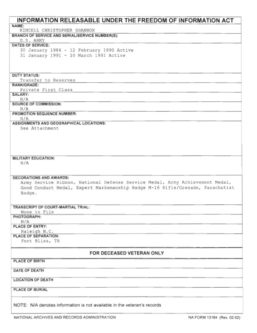 Christopher Kincell FOIA