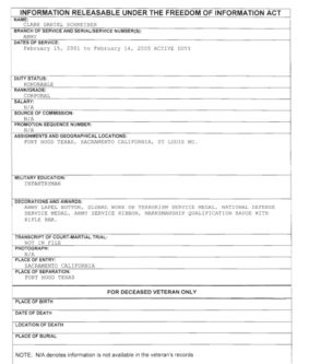 Clark Schreiber FOIA