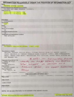 Richard Cantner FOIA