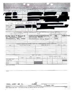 Albert Seely Training