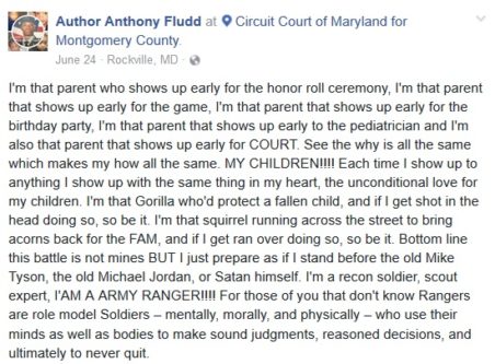 Anthony Fludd claims