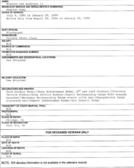 Braxton Anderson FOIA