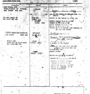 Joseph Dominguez FOIA Assignments