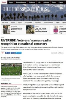 Press Enterprise Article