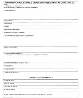 Jacob Wayne Smith Army FOIA 2