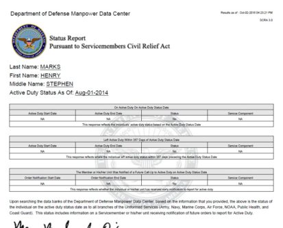 Marks Manpower report