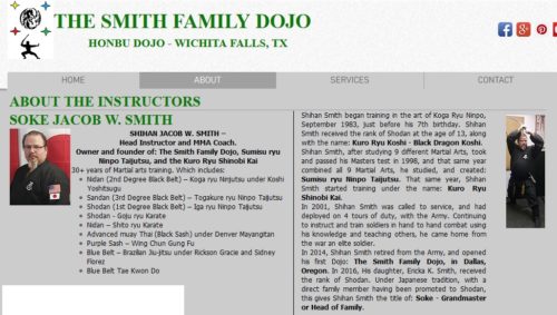 Smith family Dojo