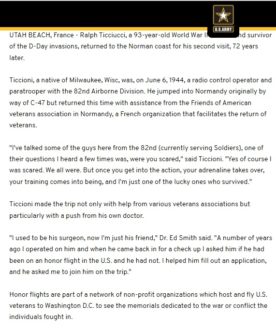 Ticcioni Army.mil article