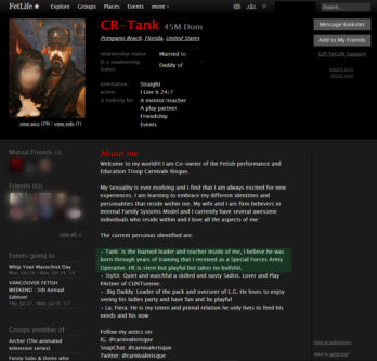 Image 2 -- About me bio on FetLife
