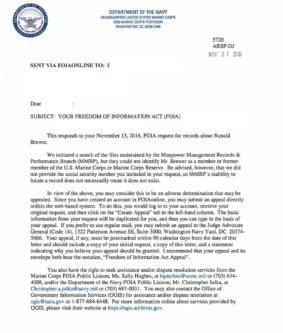 Ron Brewer FOIA1