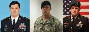 Staff Sgt. Matthew Lewellen, Staff Sgt. Kevin McEnroe and Staff Sgt. James Moriarty