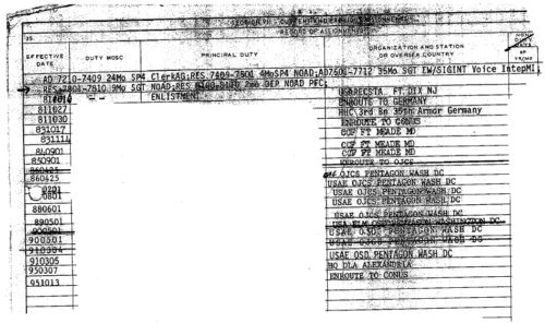 Mitchell Estep FOIA Assignments
