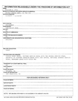 William Hill Sr FOIA