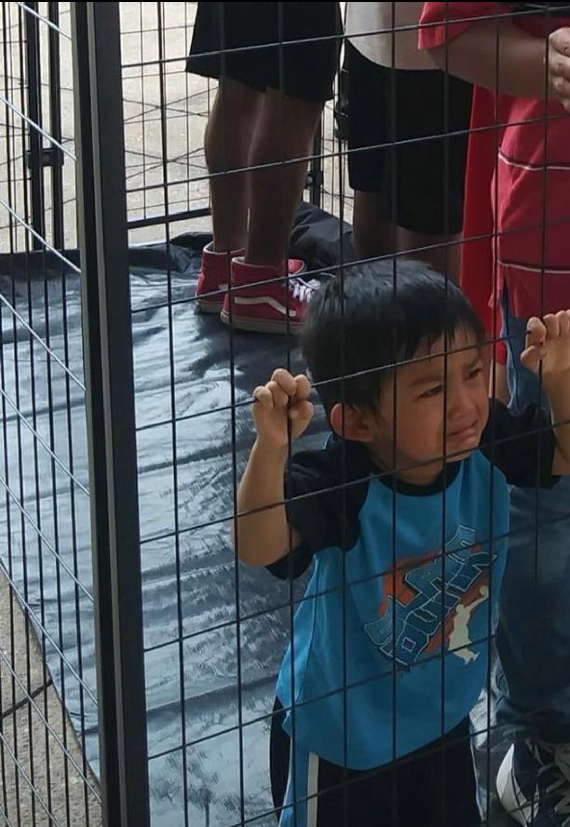 Kids in cages