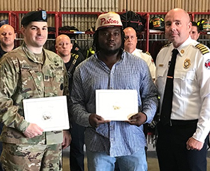 Capt. Christopher Anderson saving the world